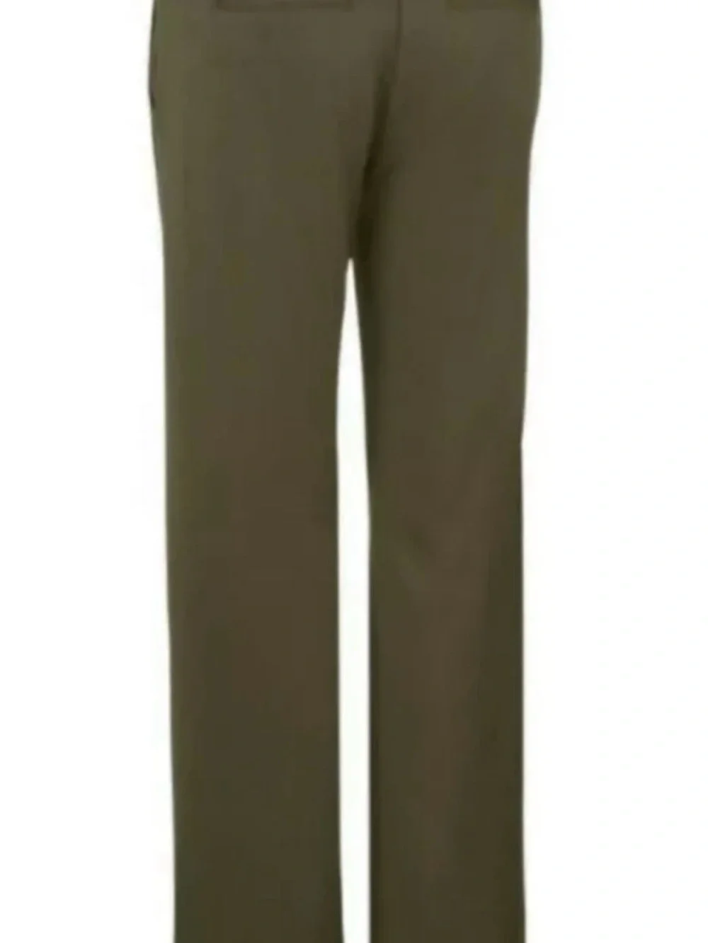 CAbi Academy Trousers Olive Green High-Waist Wide-Leg
